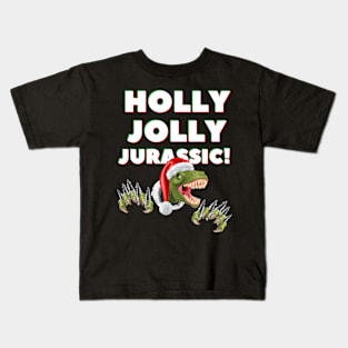 Holly Jolly Jurassic Kids T-Shirt